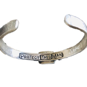 Art As Prayer Cuff Bracelet