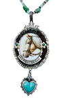 Horses Heal Cameo Necklace