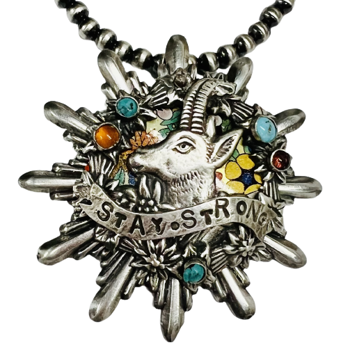 Stay Strong Ram Necklace