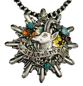 Stay Strong Ram Necklace