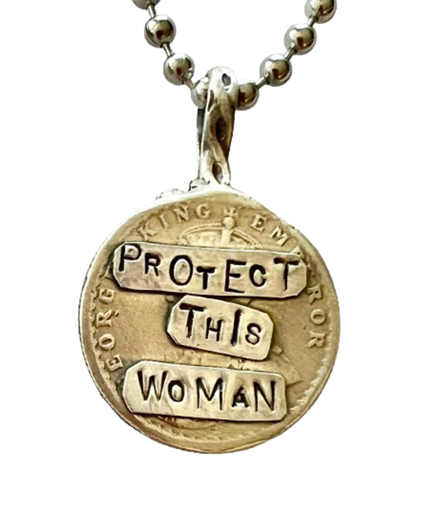 Protect This Woman Pendant - Spiny Oyster