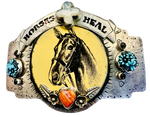 Horses Heal Belt Buckle