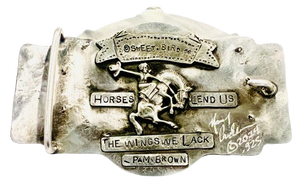 Horses Heal Belt Buckle