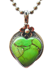 Protect This Woman Pendant - Turquoise
