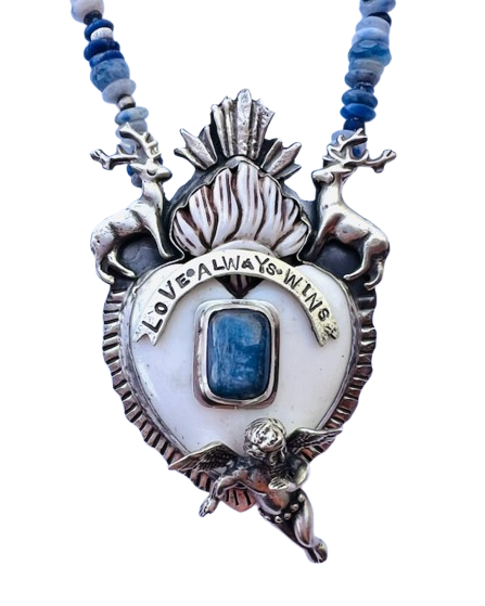 Love Always Wins Kyanite Necklace
