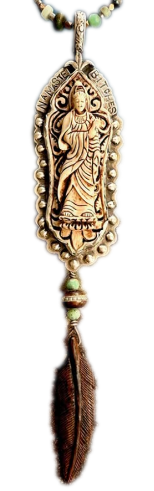 Namaste Bitches Necklace