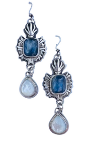 Sacred Heart Kyanite Earrings