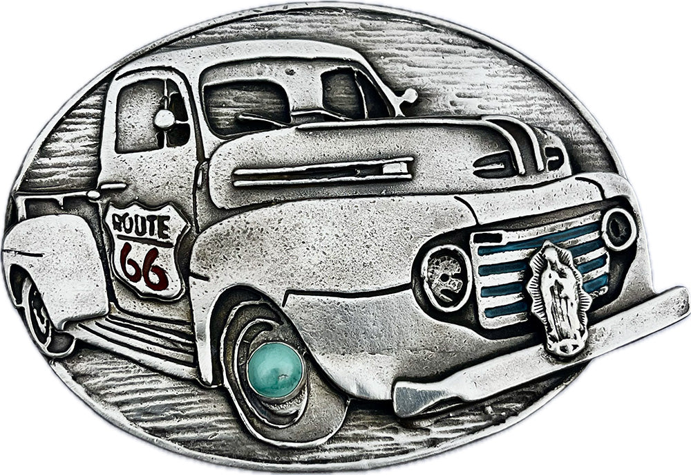 Route 66 Belt Buckle