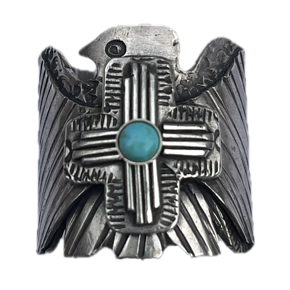 Zia Cross Thunder Bird Ring