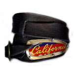 "California" Asymmetrical Leather Wrap Bracelet