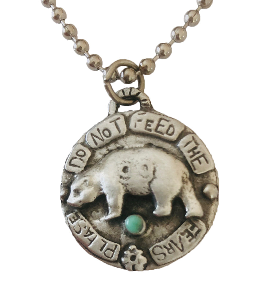 Please Do Not Feed The Fears Pendant