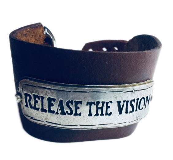 Release The Vision Leather Cuff