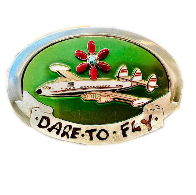 Dare To Fly Belt Buckle