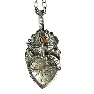 Love Heals Sacred Heart Necklace