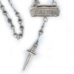 Saint and Sinner Rosary Necklace