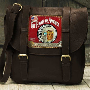 Countless American Deeds Cavalry Bag - Brown