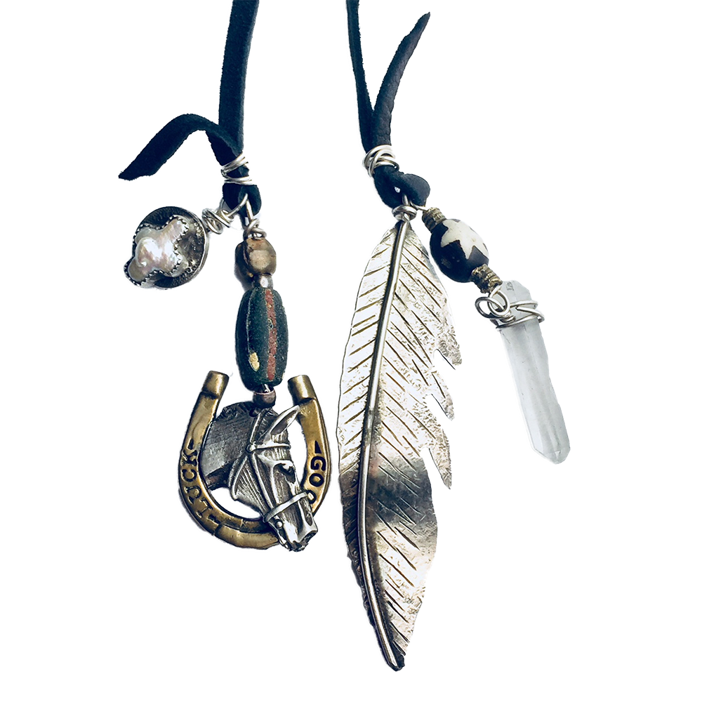 Horse Feathers Necklace