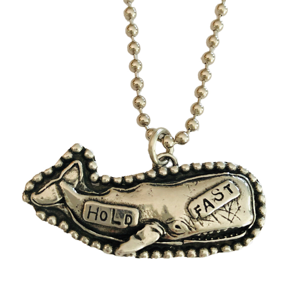 Hold Fast Whale Pendant