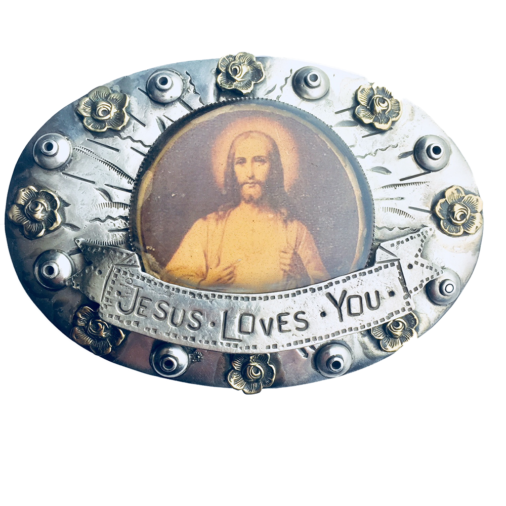 Jesus Loves You Belt Buckle