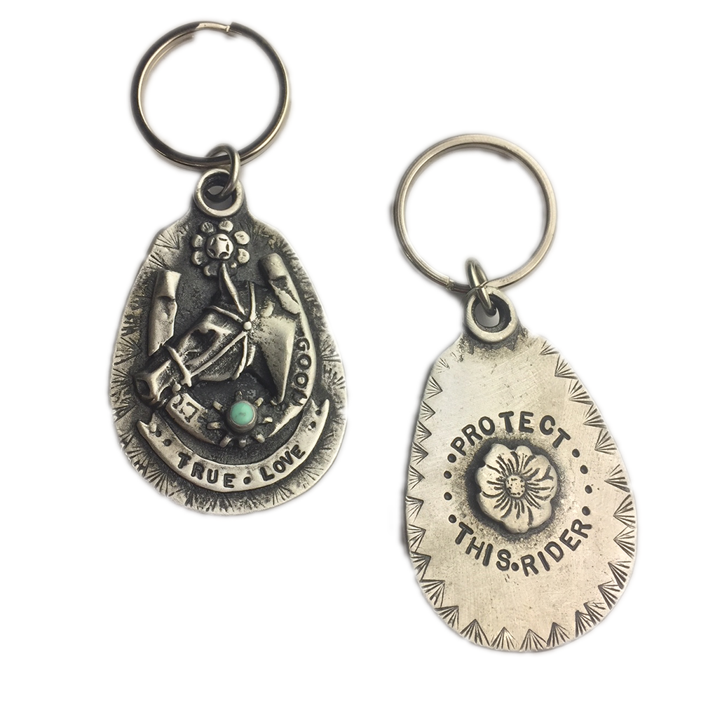 Protect This Rider Key Chain – Sweet Bird Studio