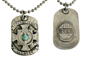 Protect This Soldier - Never Stop Loving You Pendant