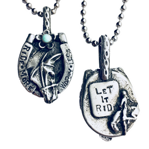 Ride More, Worry Less Necklace