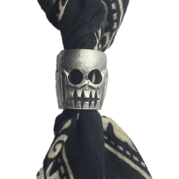小物 yxngbratz Thorn Skull Scarf Thorn Skull Scarf (Black×White) | YXNGBRATZ OFF