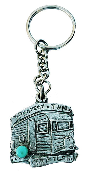 Protect This Trailer Keychain
